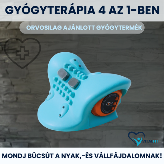 GyógyTerápia 4 az 1-ben Nyak- és Vállmasszírozó